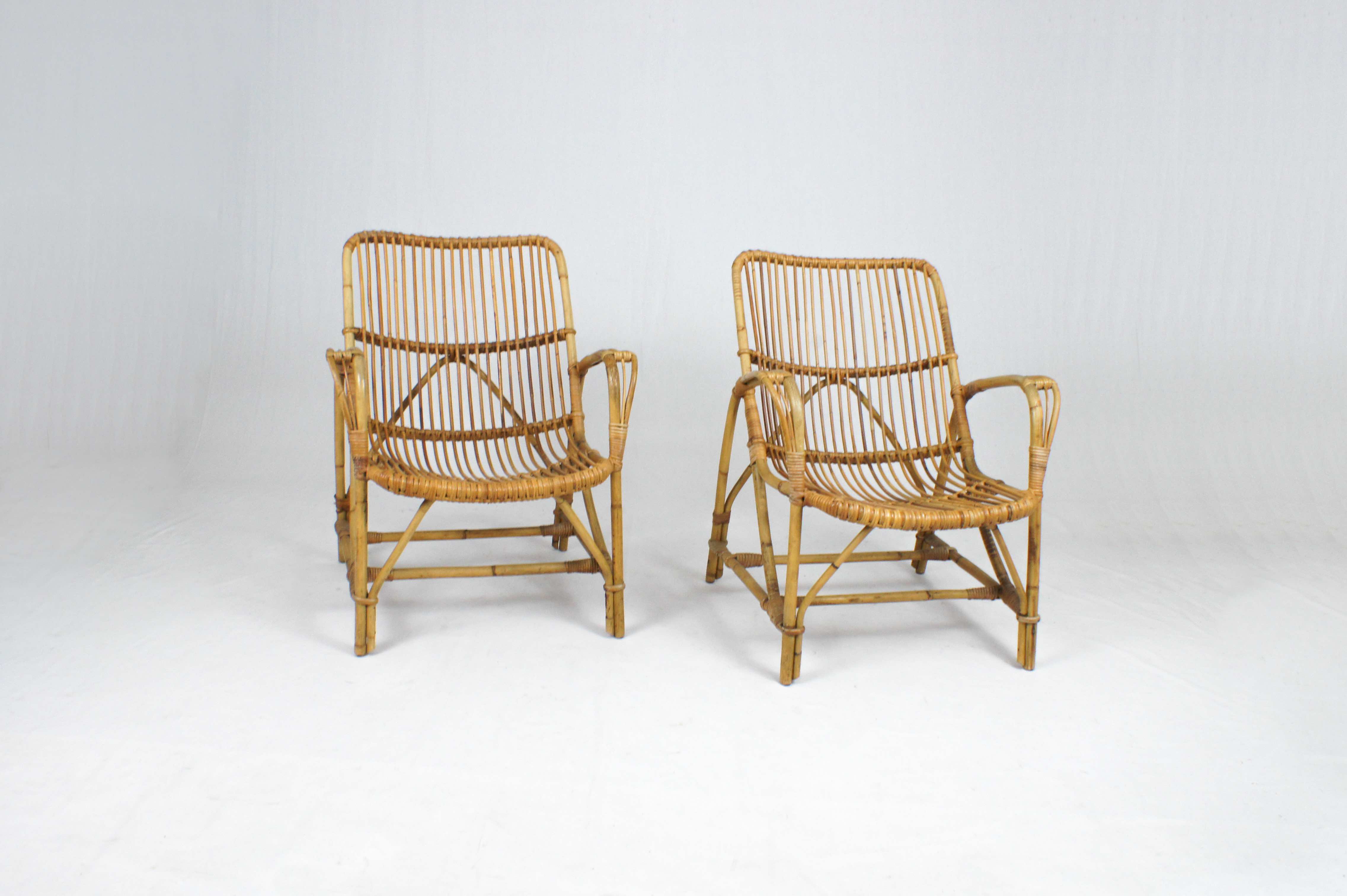 rattan pair âgé